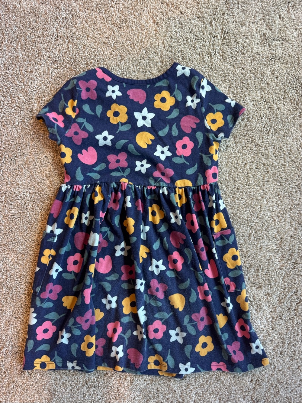 Girls 5T Clothing Bundle Children’s Place Bootcut Jeans and Fall Floral Dress - Picture 8 of 13